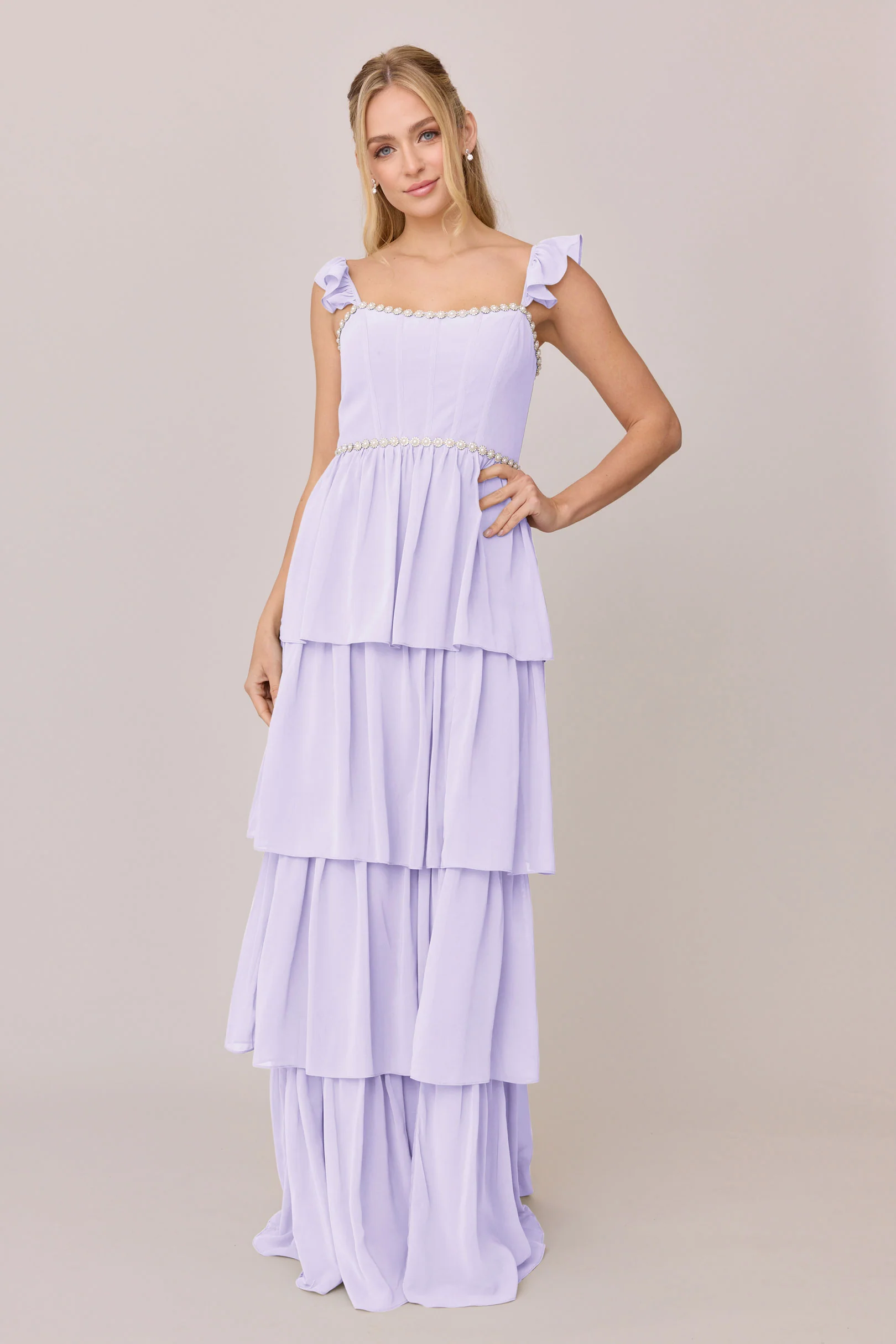 Poppy Luxe Chiffon Dress | Made To Order - Image 58