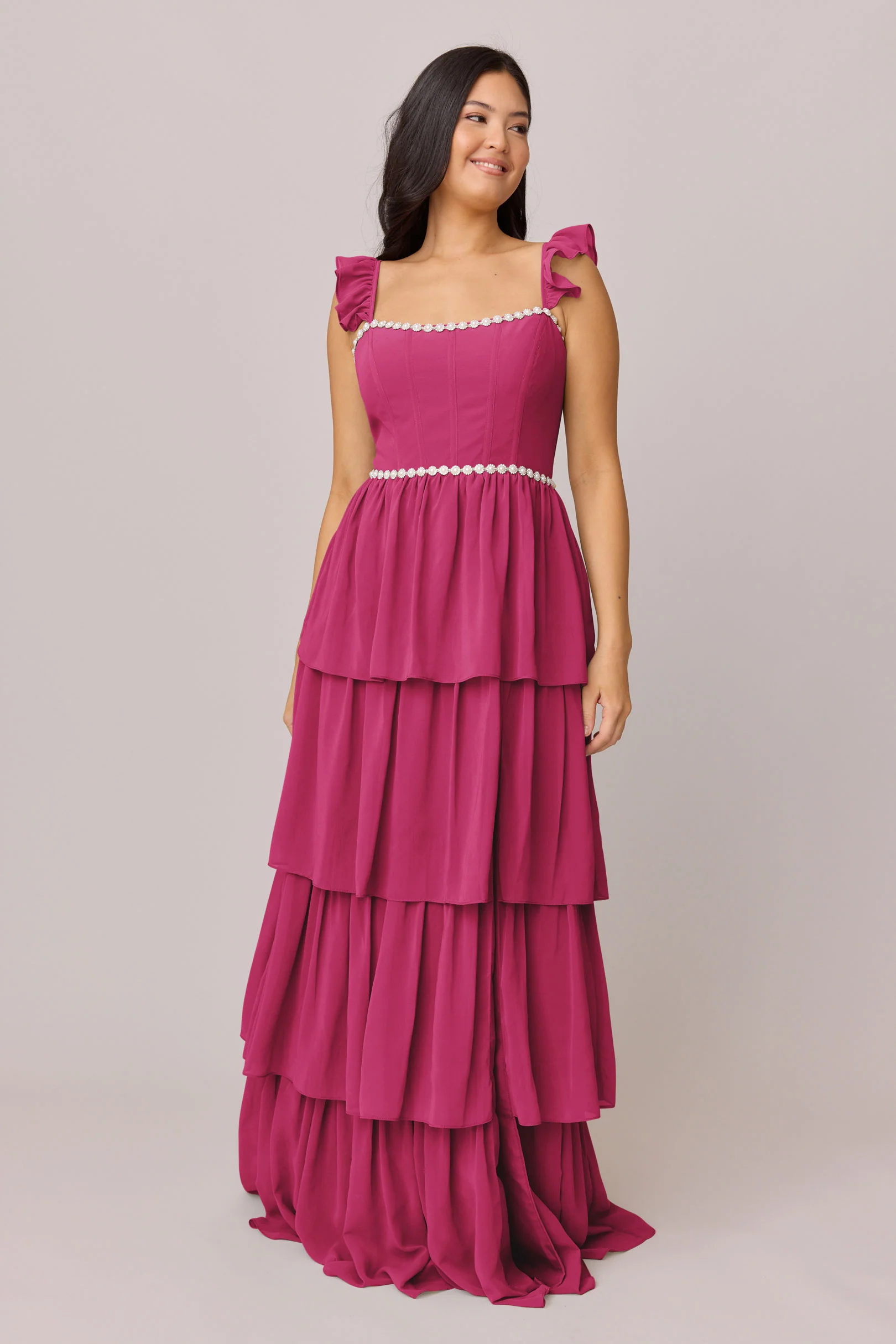 Poppy Luxe Chiffon Dress | Made To Order - Image 69