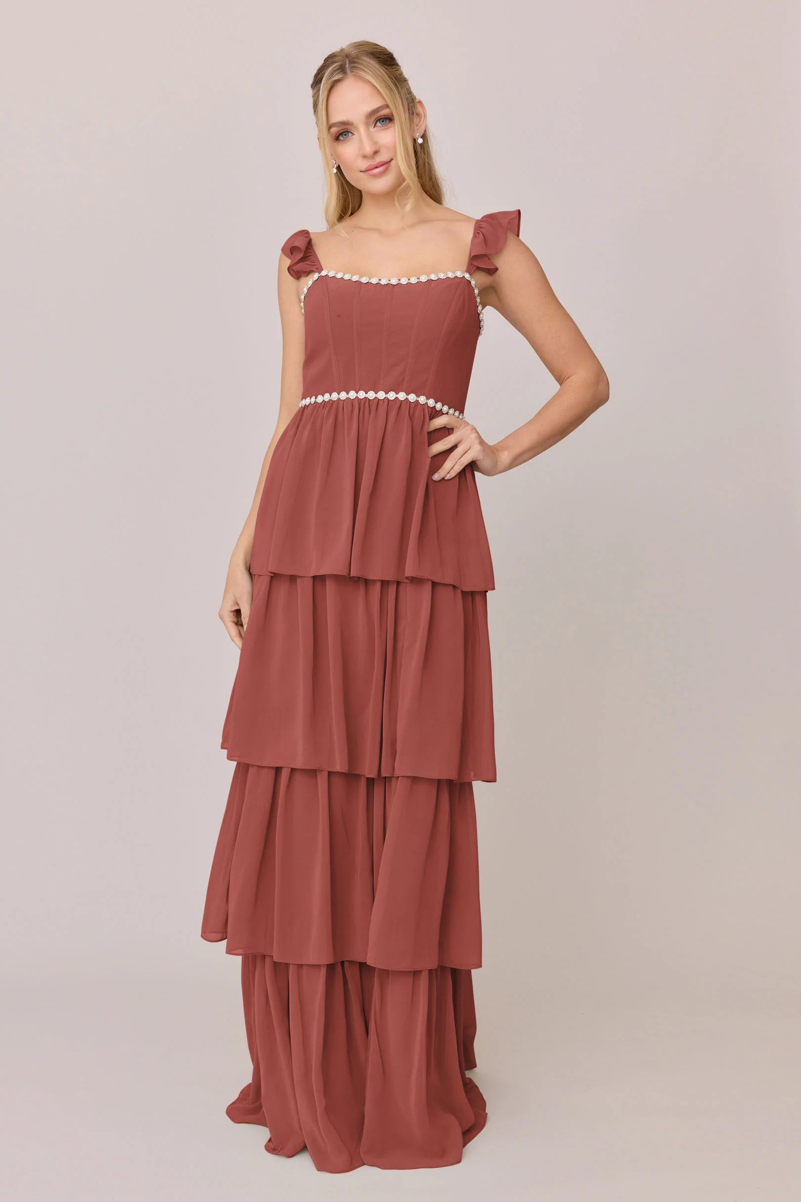 Poppy Luxe Chiffon Dress | Made To Order - Image 91