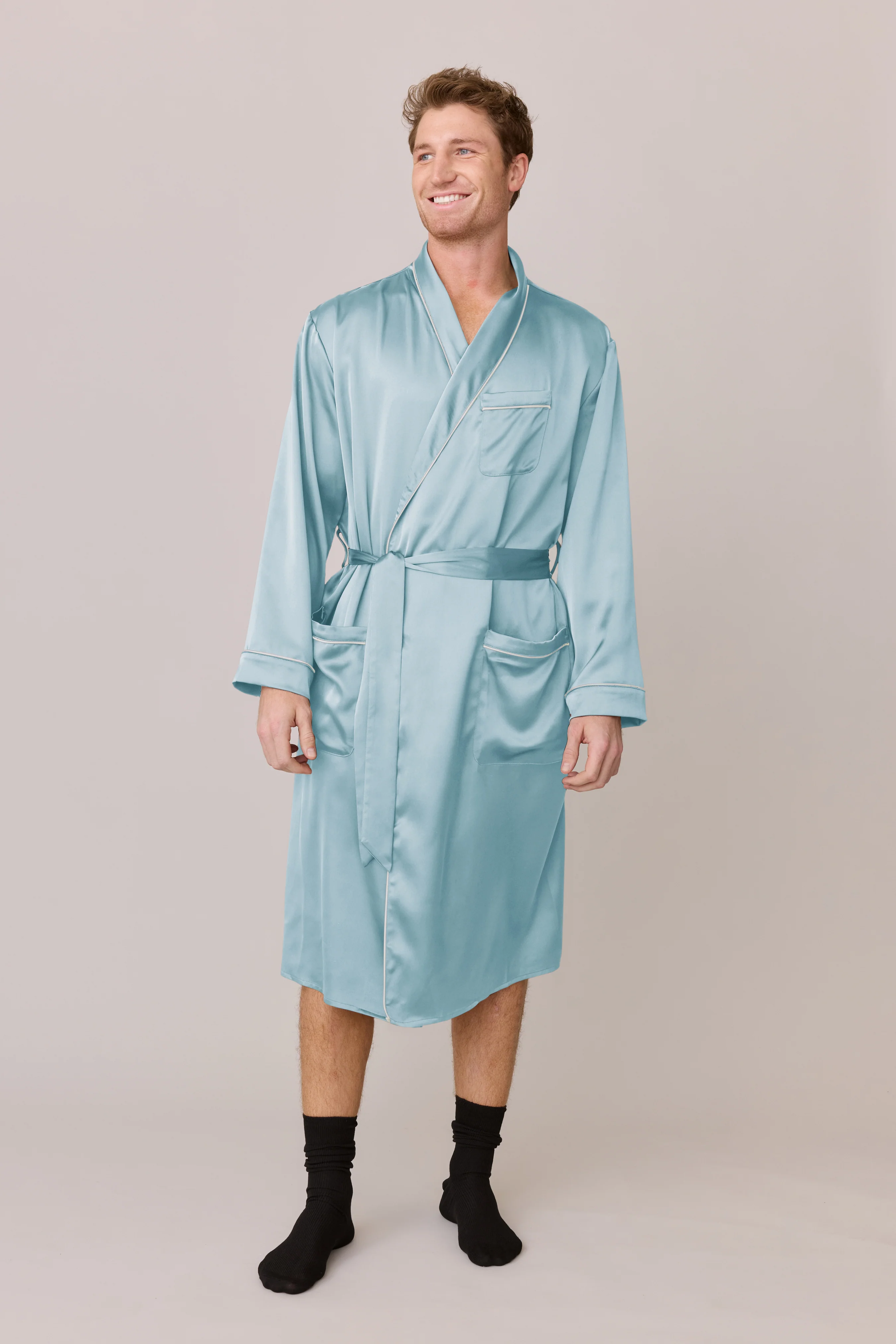 Pre-Game Satin Robe | Made To Order - Image 29
