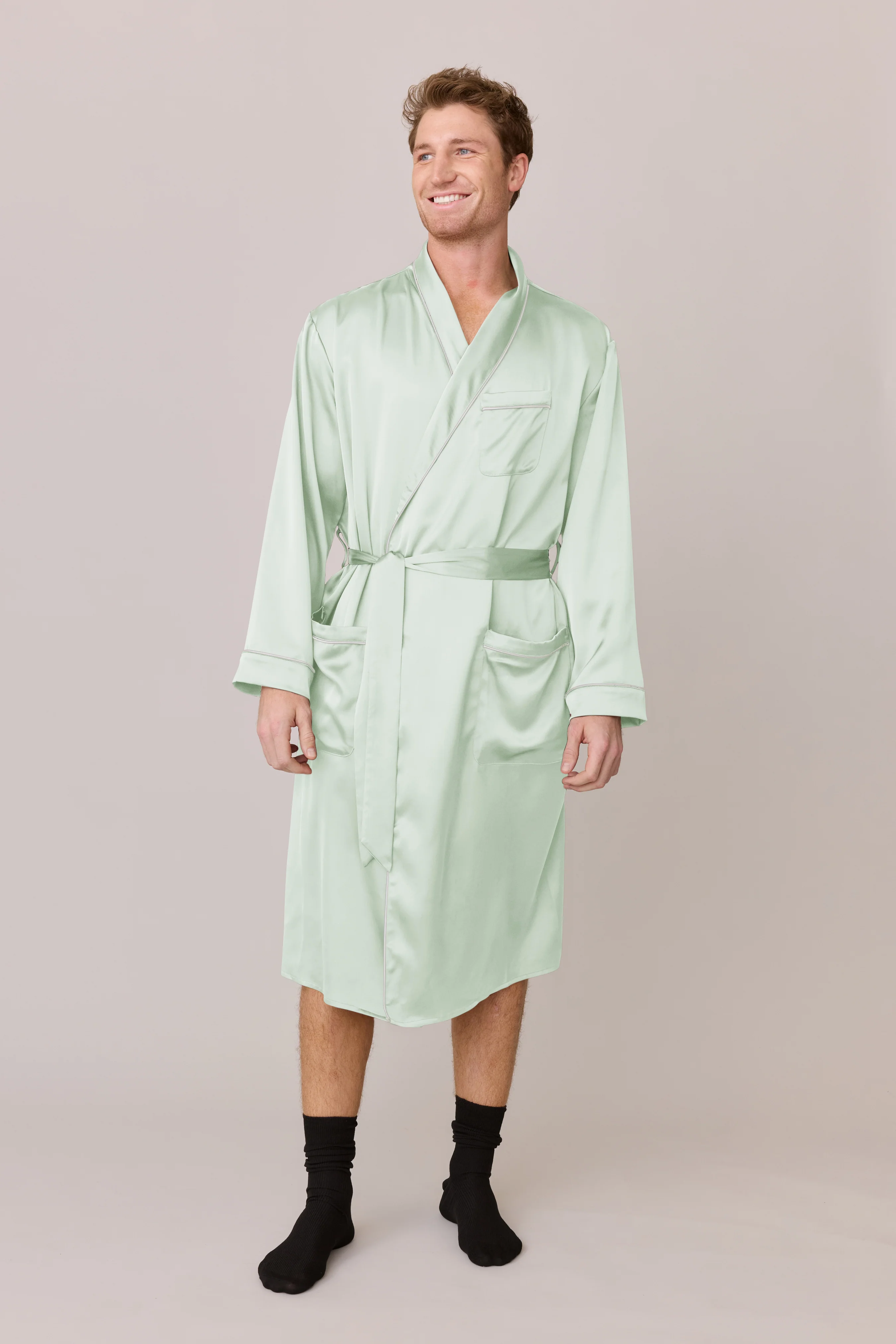 Pre-Game Satin Robe | Made To Order - Image 38