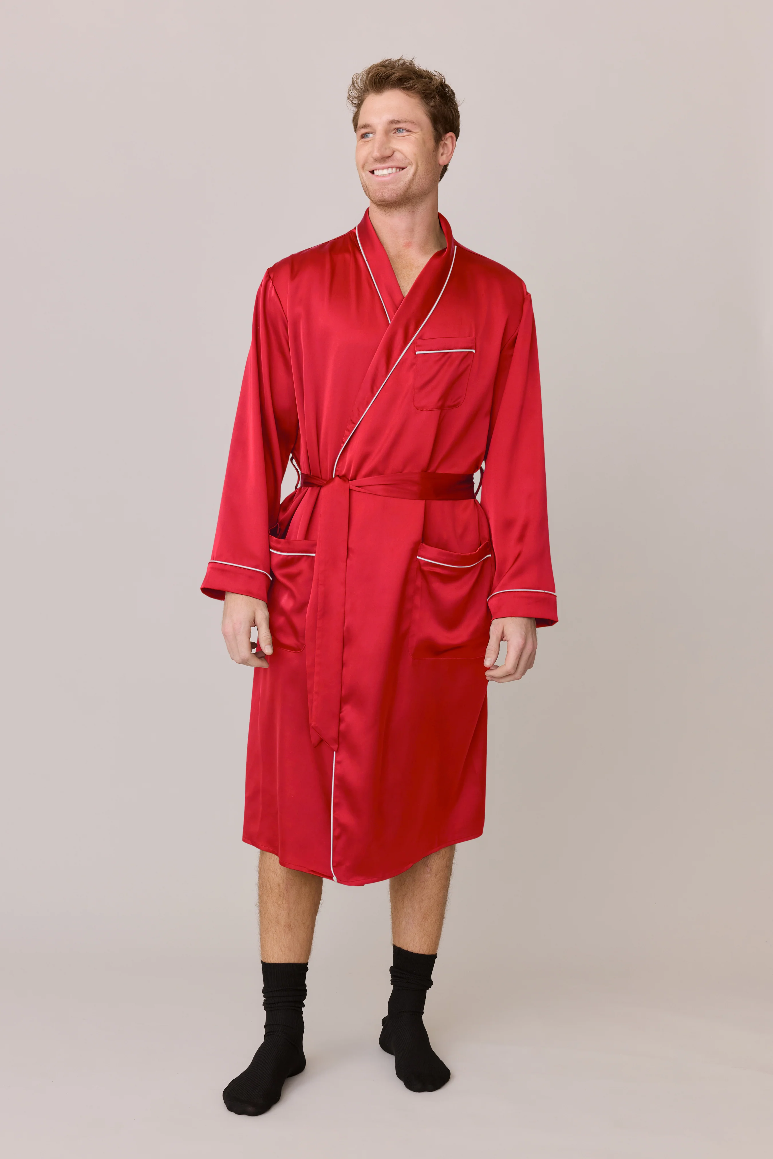 Pre-Game Satin Robe | Made To Order - Image 39