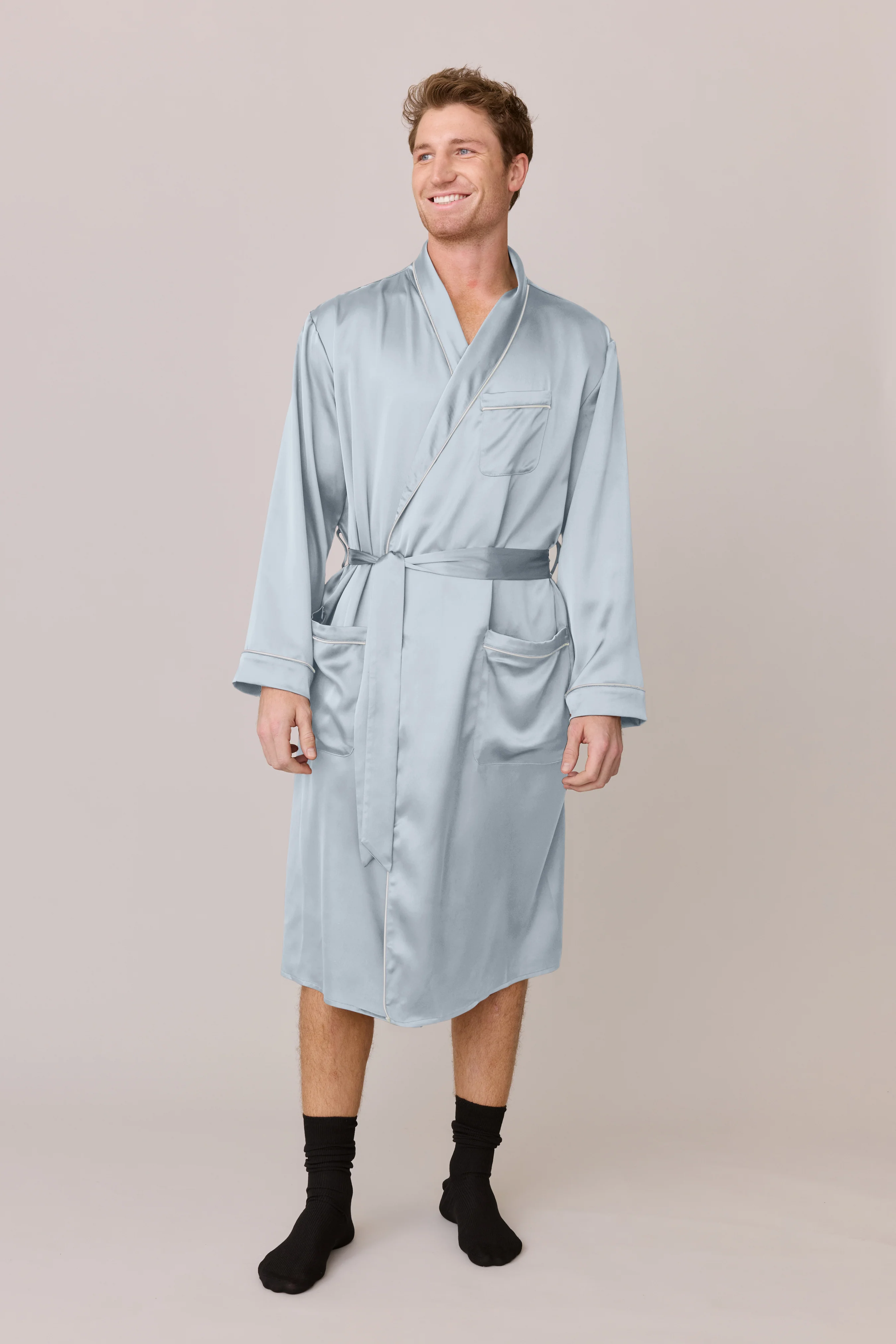 Pre-Game Satin Robe | Made To Order - Image 48