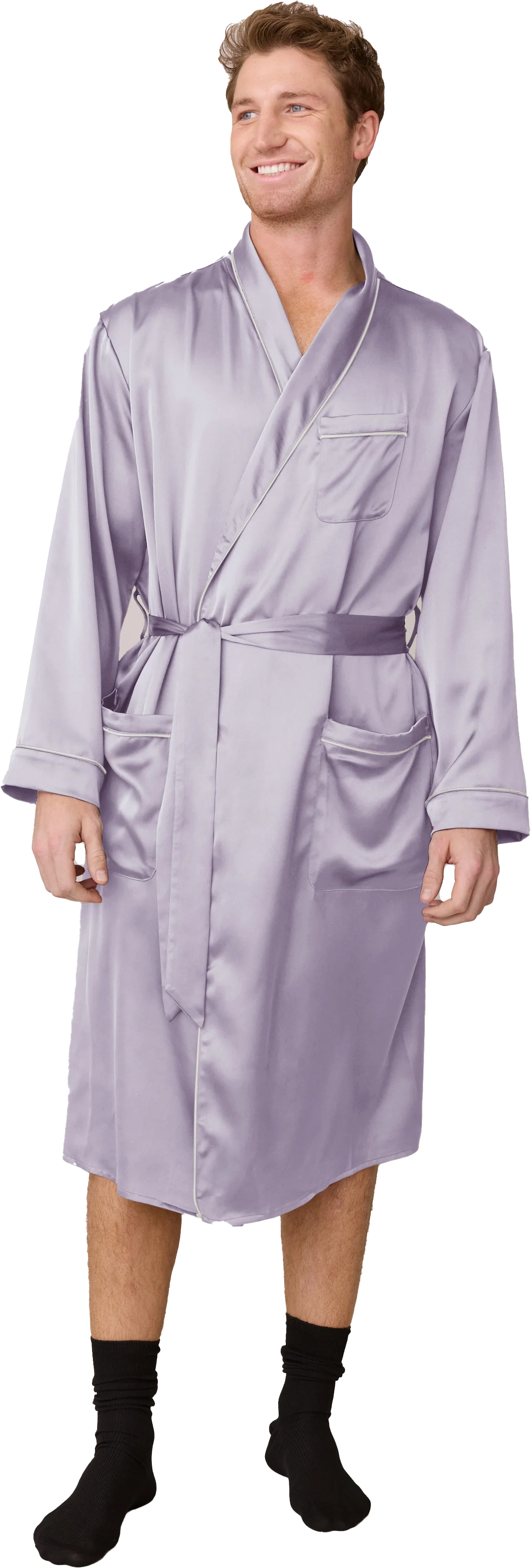 Pre-Game Satin Robe | Made To Order - Image 80