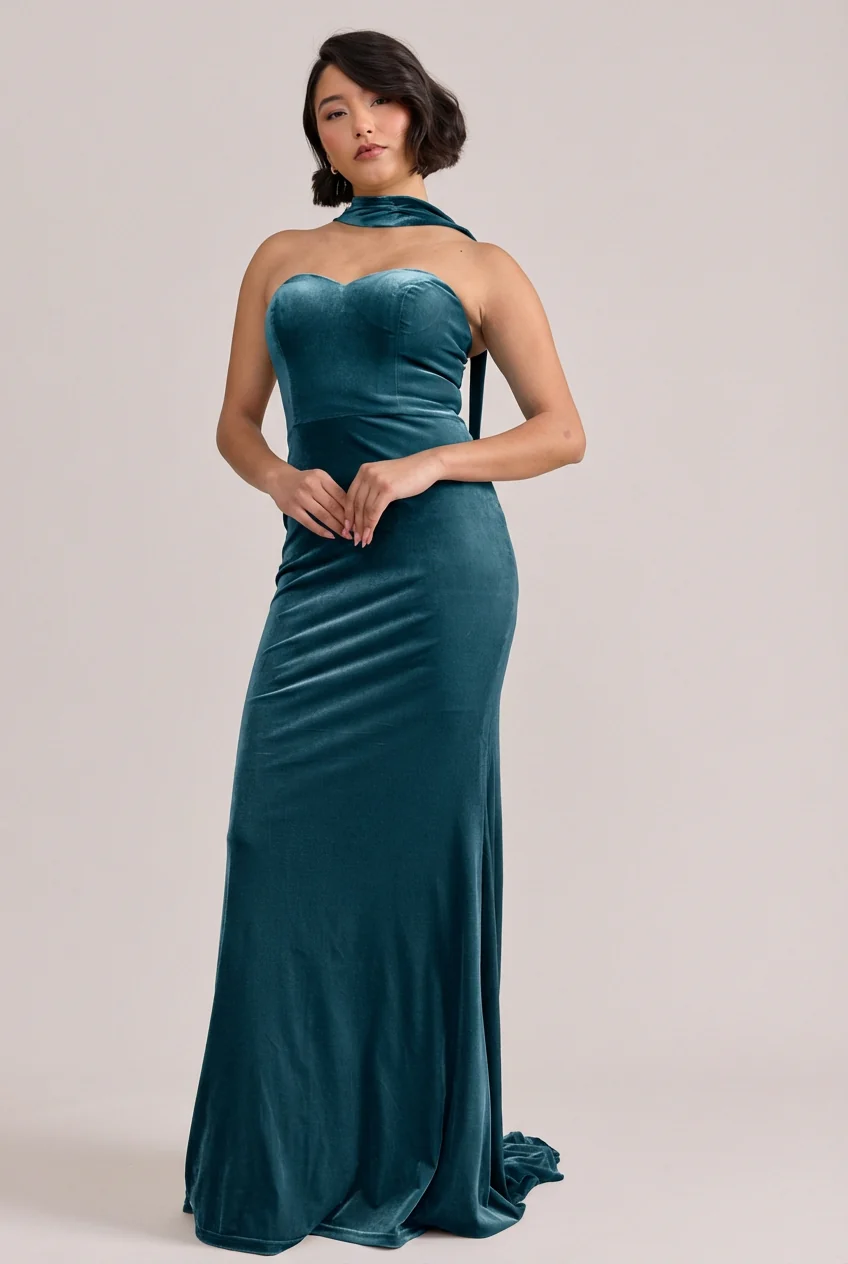 Quinn Velvet Dress | Made To Order - Image 13