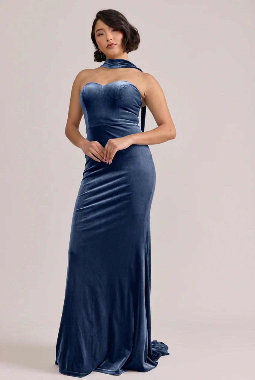 Quinn Velvet Dress | Made To Order - Image 39