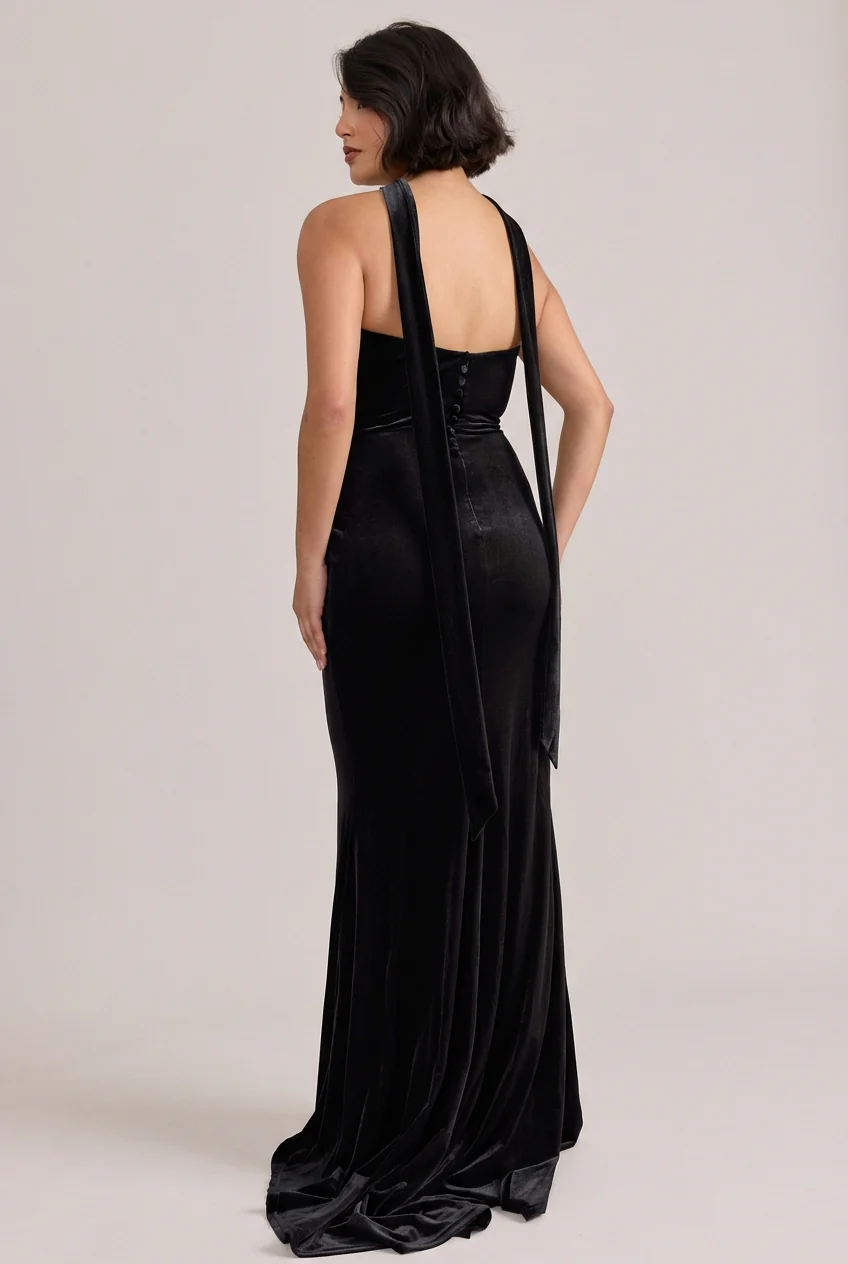 Quinn Velvet Dress | Made To Order - Image 6