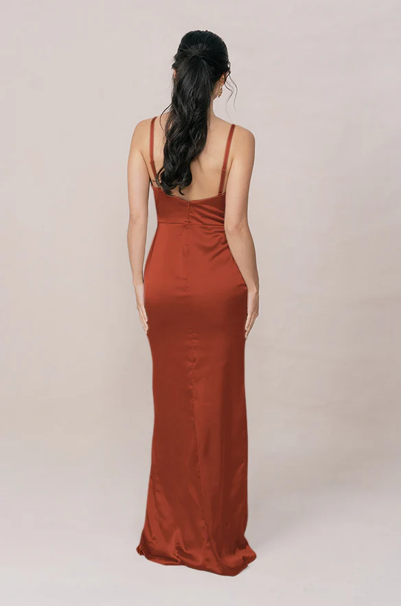 Rava Satin Dress | Made To Order - Image 134