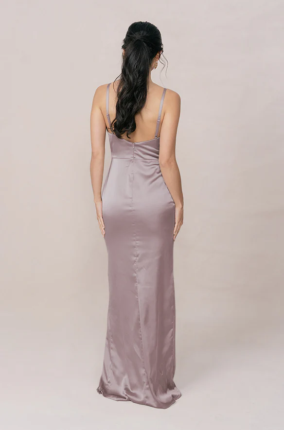 Rava Satin Dress | Made To Order - Image 146