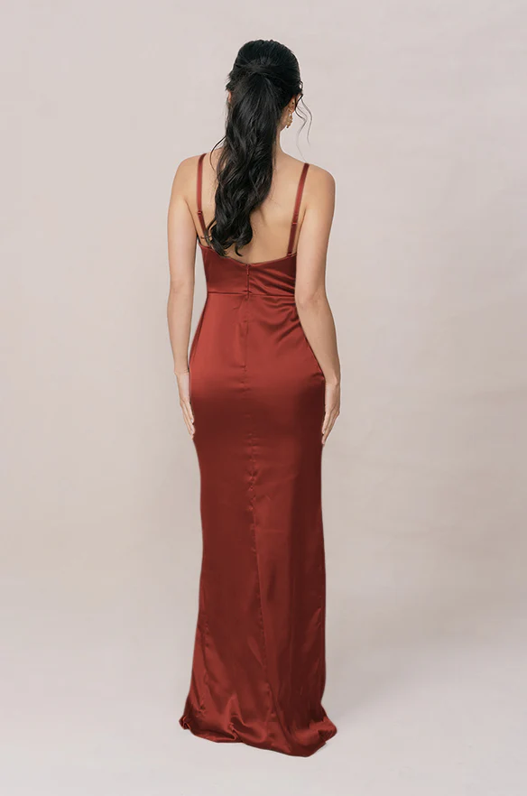 Rava Satin Dress | Made To Order - Image 147