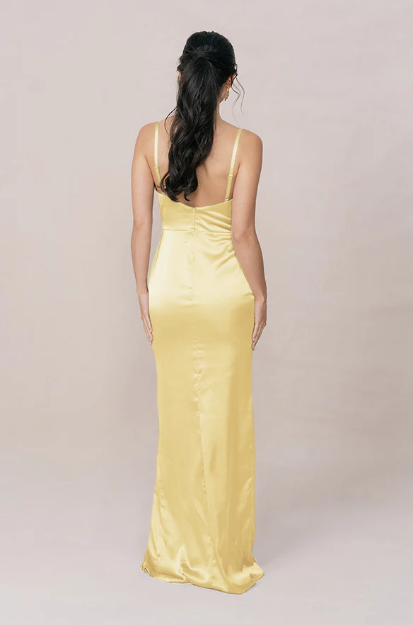 Rava Satin Dress | Made To Order - Image 152