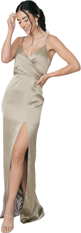 Rava Satin Dress | Made To Order - Image 48