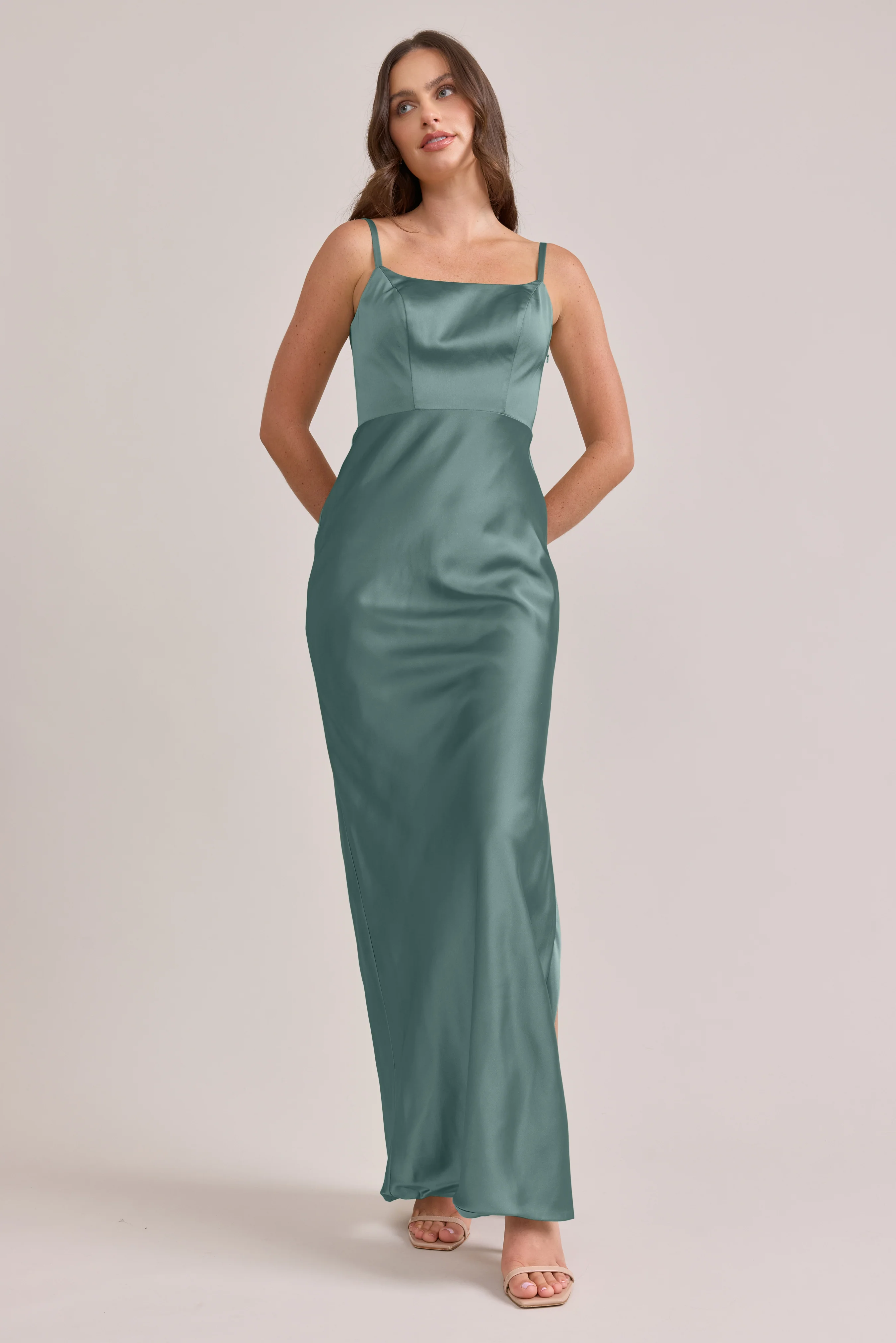 Remi Satin Dress | Made To Order - Image 125