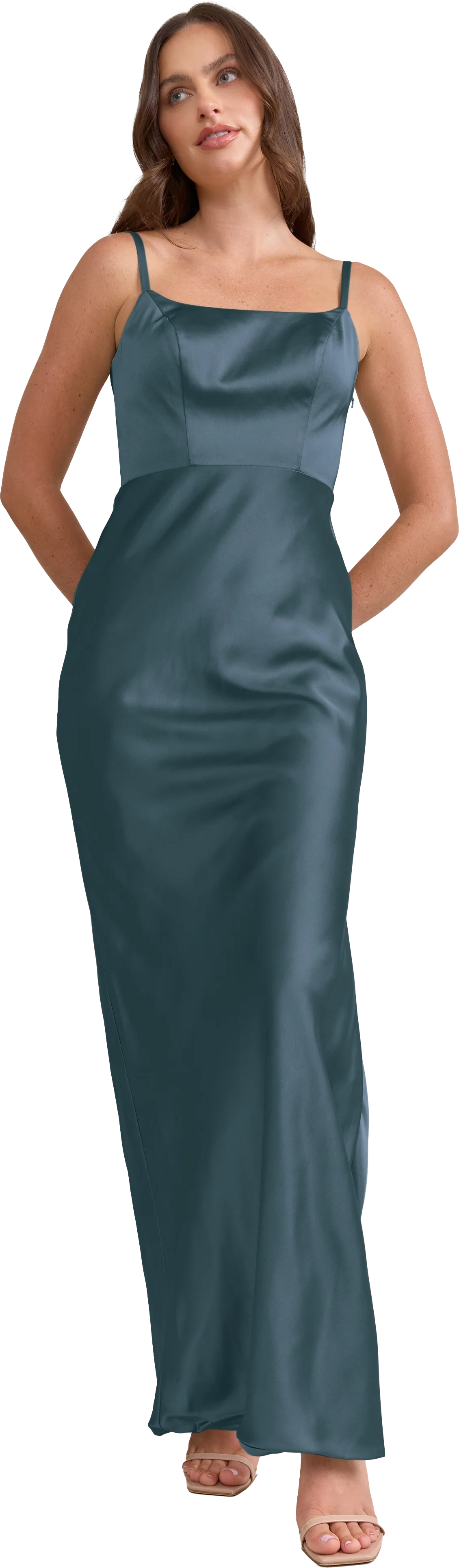 Remi Satin Dress | Made To Order - Image 173
