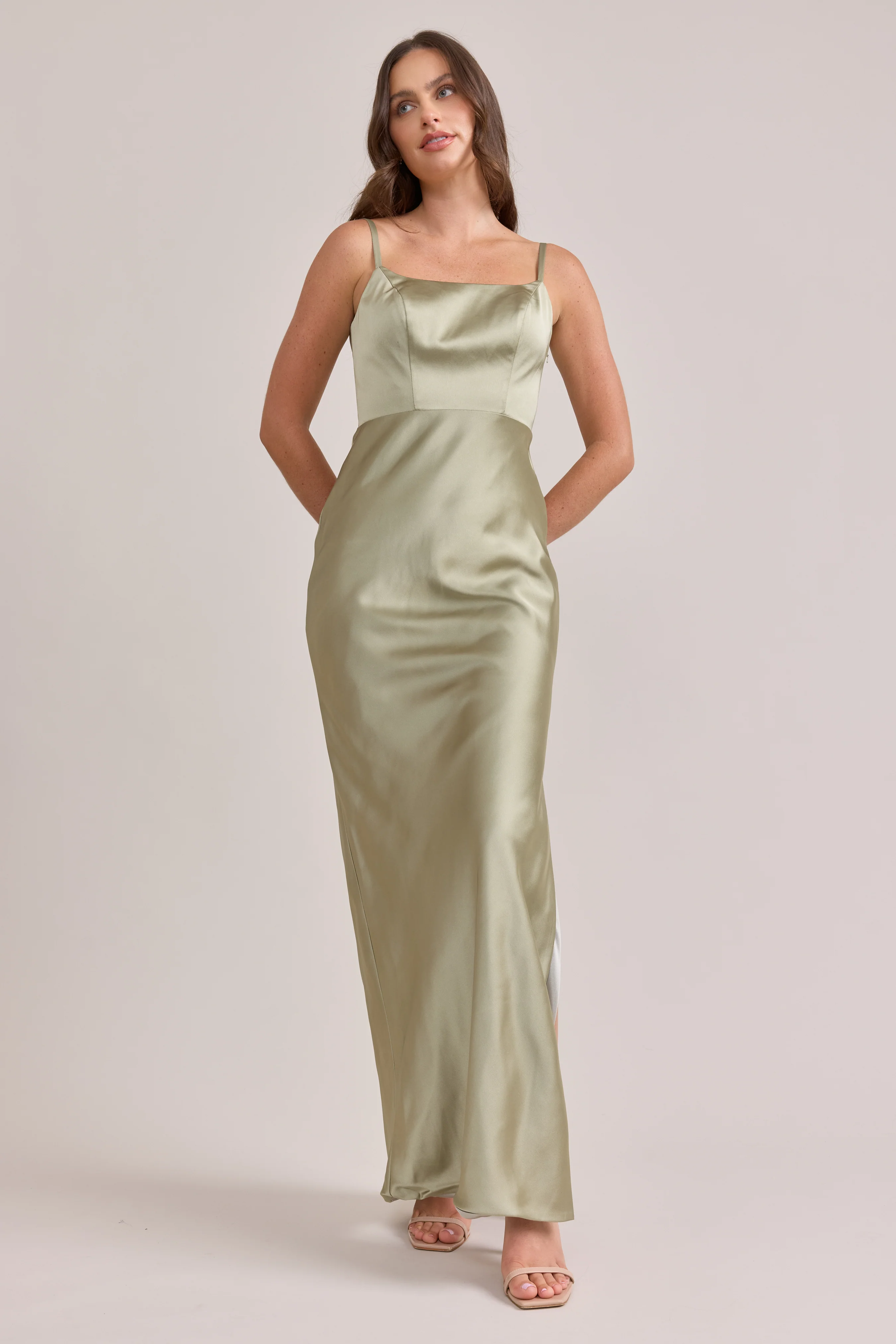 Remi Satin Dress | Made To Order - Image 213