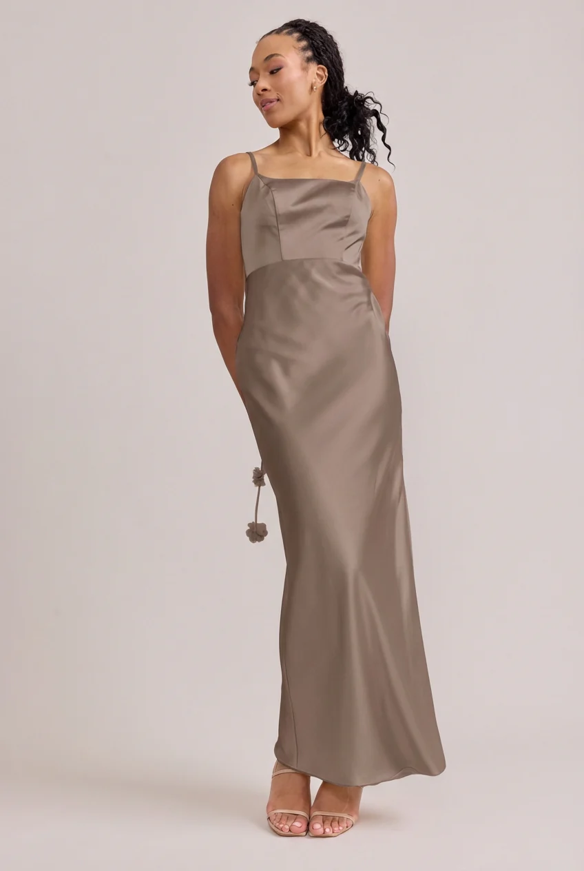 Remi Satin Dress | Made To Order - Image 222