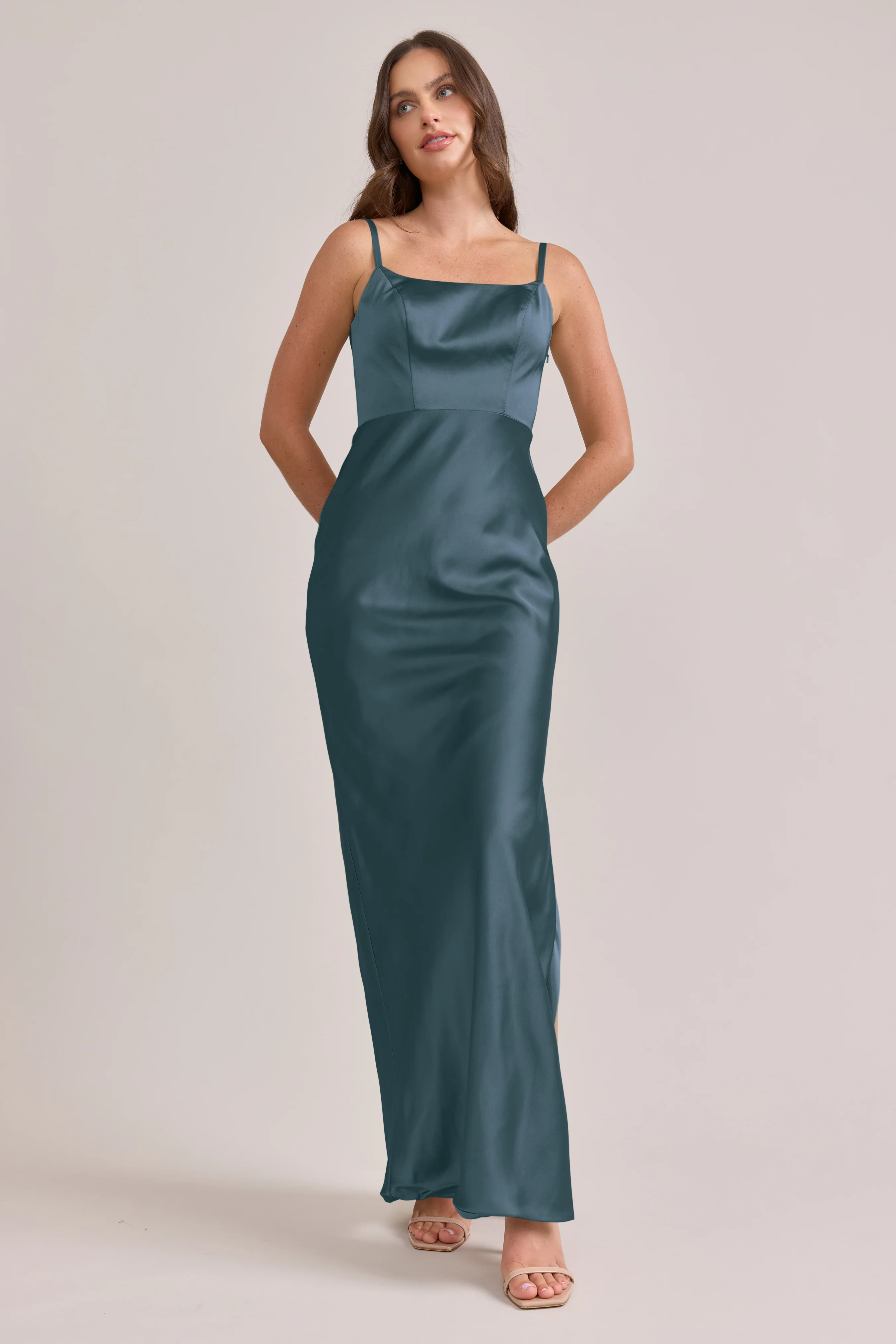 Remi Satin Dress | Made To Order - Image 47