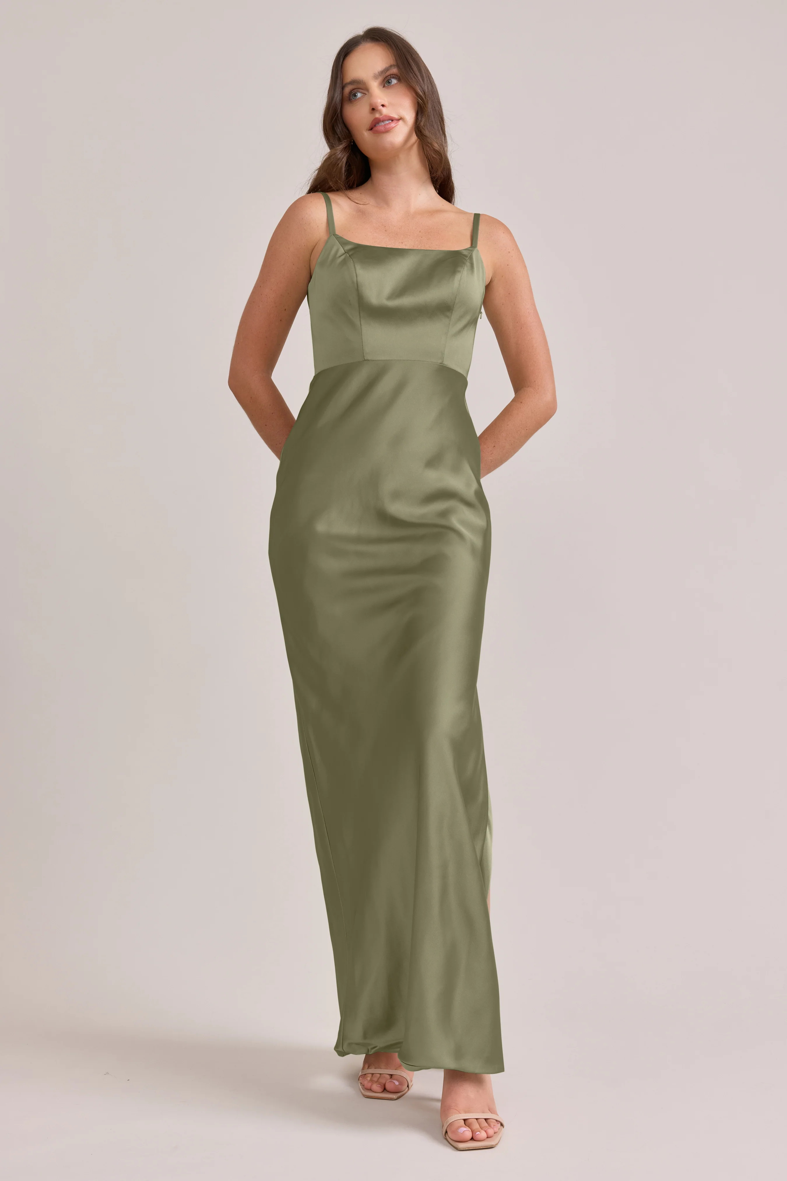 Remi Satin Dress | Made To Order - Image 93