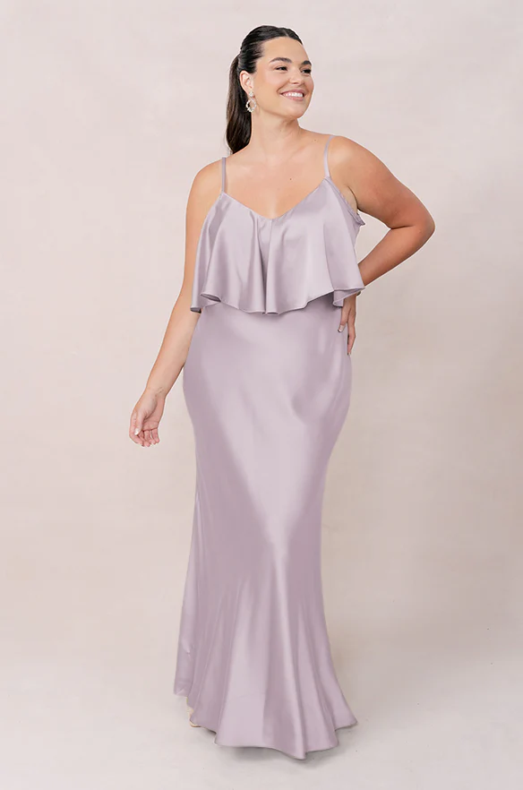 Riley Convertible Satin Dress | Made To Order - Image 105