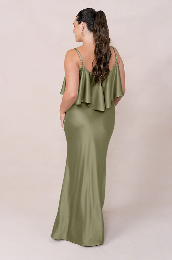 Riley Convertible Satin Dress | Made To Order - Image 114