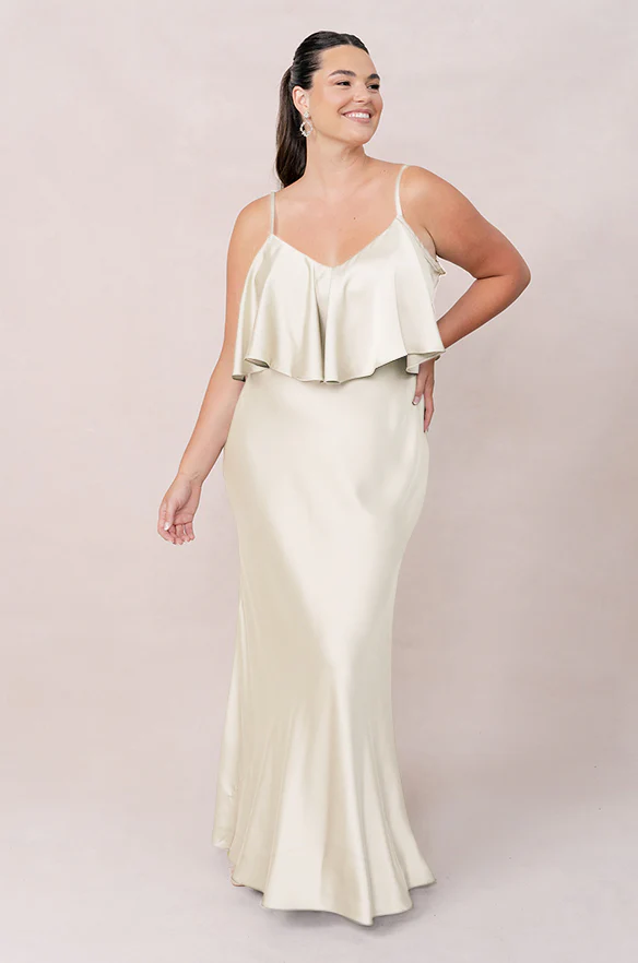 Riley Convertible Satin Dress | Made To Order - Image 117