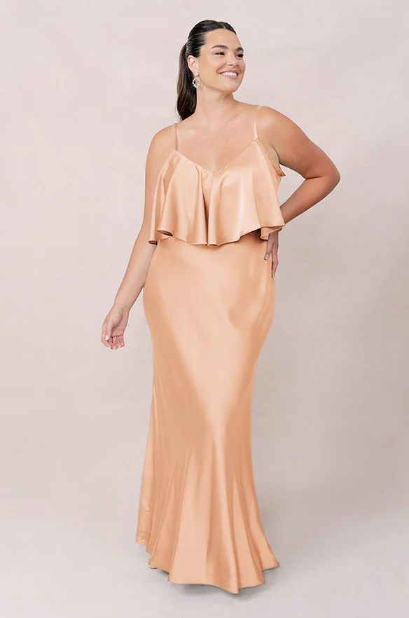 Riley Convertible Satin Dress | Made To Order - Image 119
