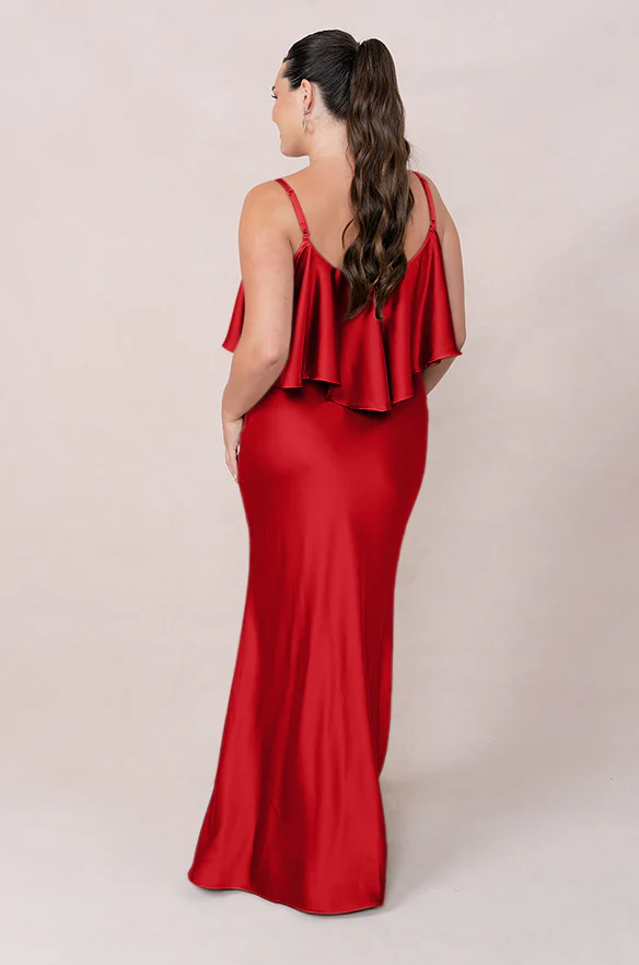 Riley Convertible Satin Dress | Made To Order - Image 124