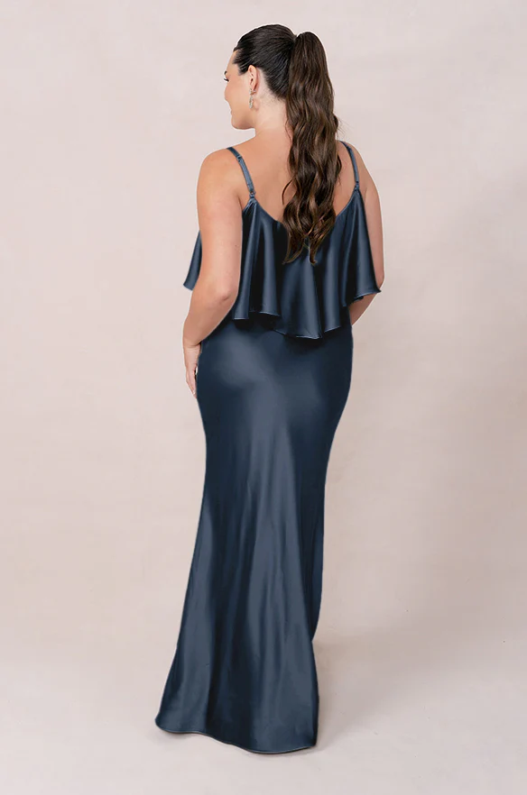 Riley Convertible Satin Dress | Made To Order - Image 126