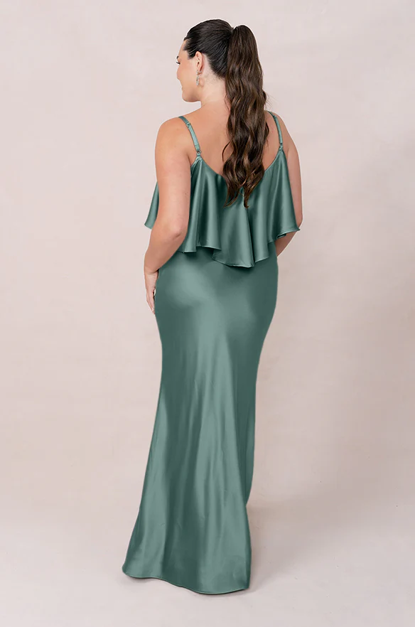Riley Convertible Satin Dress | Made To Order - Image 130