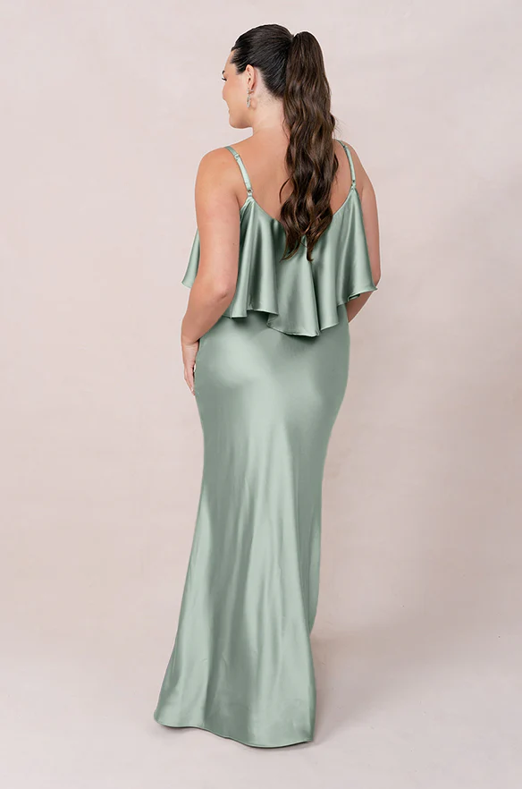 Riley Convertible Satin Dress | Made To Order - Image 136