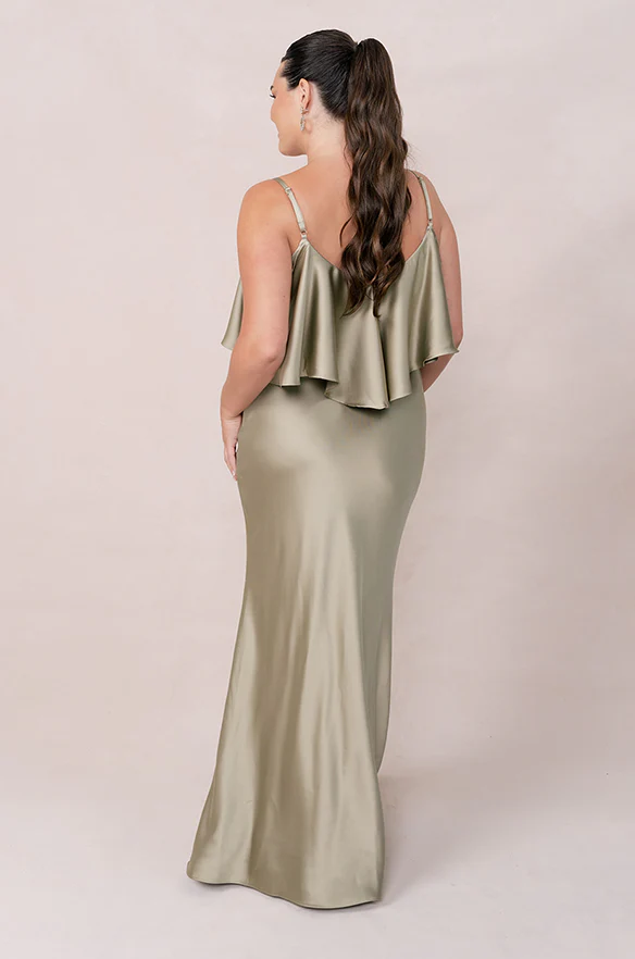 Riley Convertible Satin Dress | Made To Order - Image 138