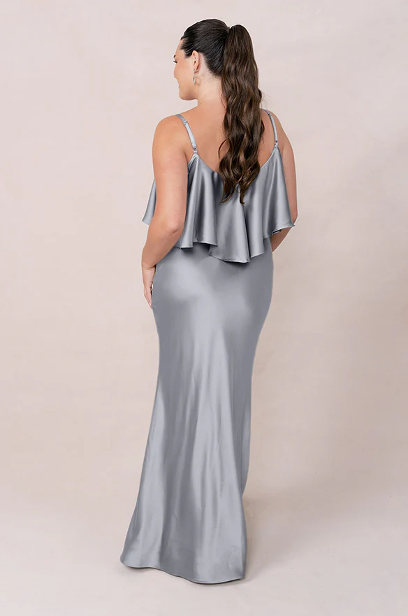 Riley Convertible Satin Dress | Made To Order - Image 139