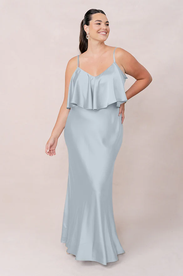 Riley Convertible Satin Dress | Made To Order - Image 141