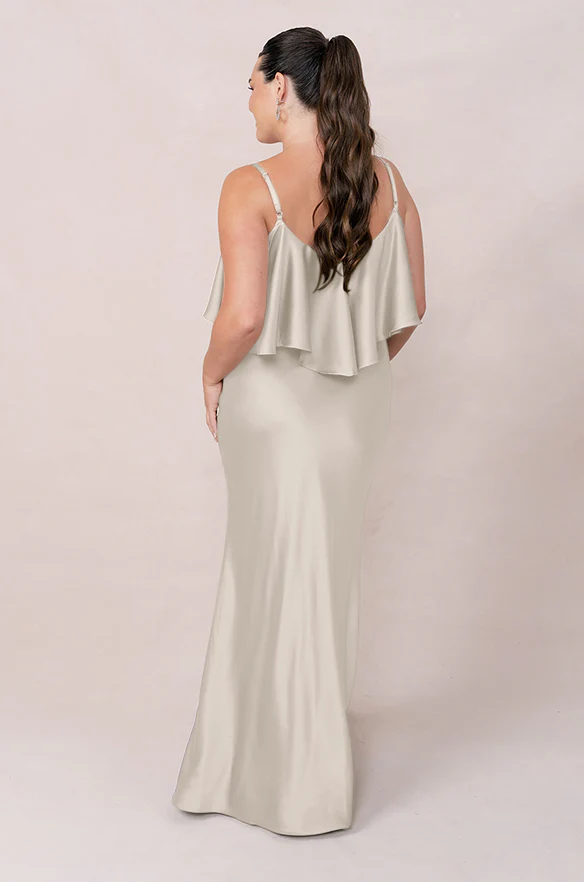 Riley Convertible Satin Dress | Made To Order - Image 144