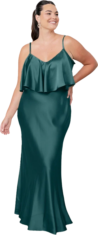 Riley Convertible Satin Dress | Made To Order - Image 16