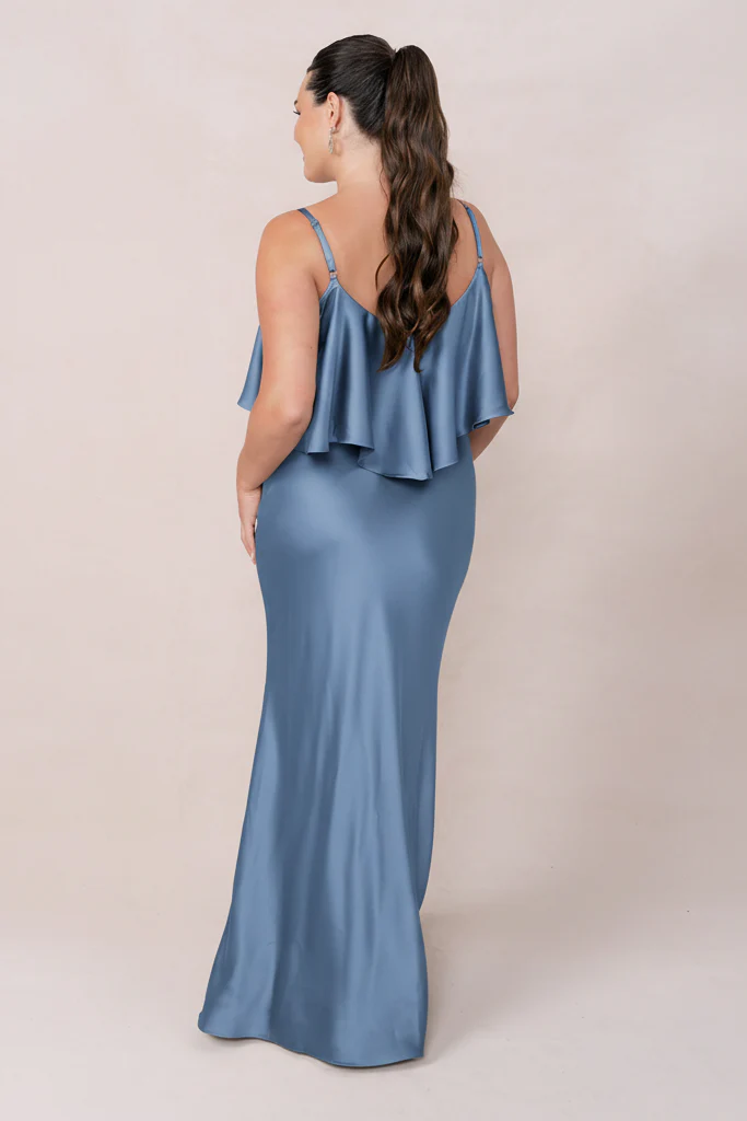 Riley Convertible Satin Dress | Made To Order - Image 166
