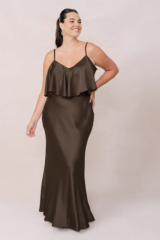 Riley Convertible Satin Dress | Made To Order - Image 167