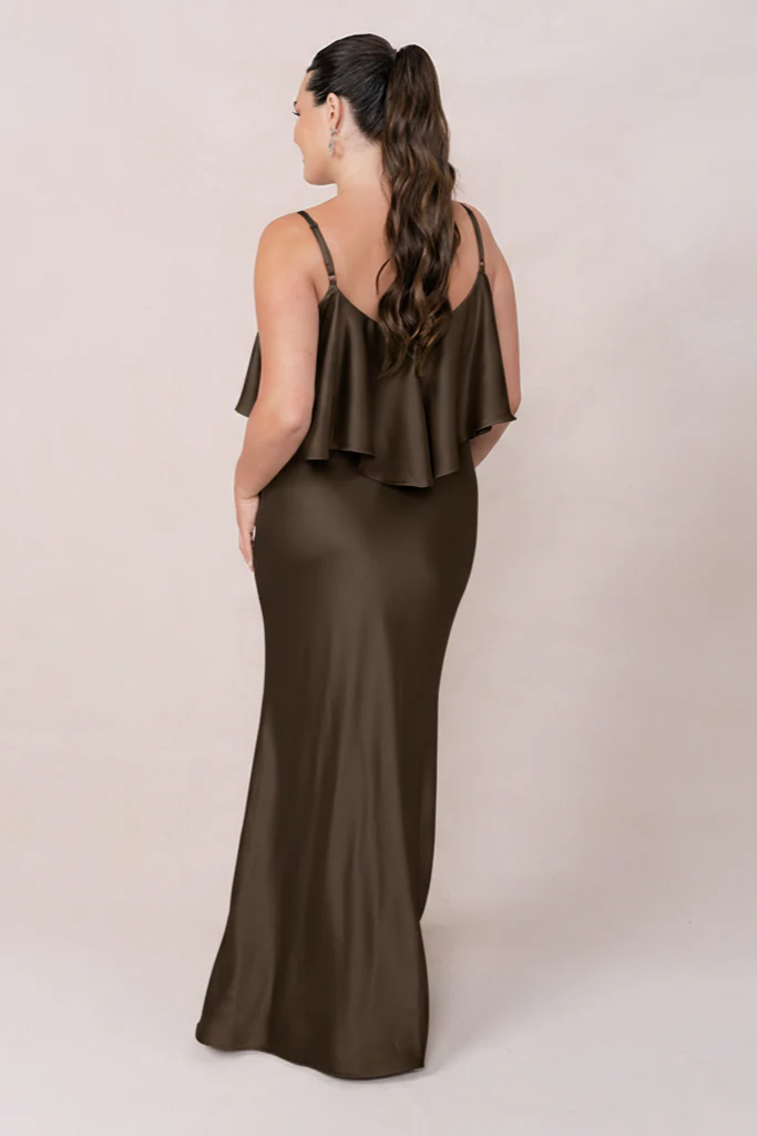 Riley Convertible Satin Dress | Made To Order - Image 170