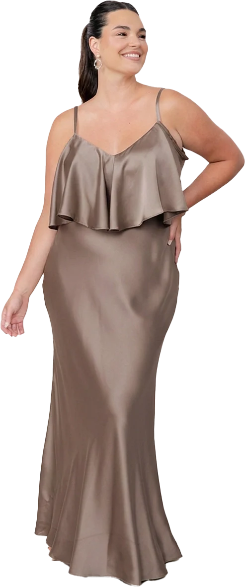 Riley Convertible Satin Dress | Made To Order - Image 171