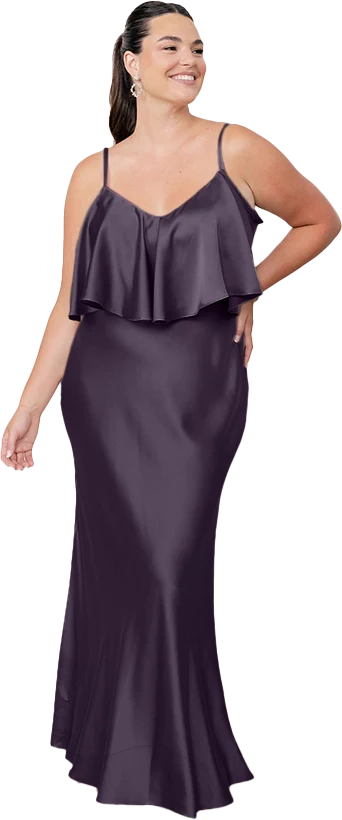 Riley Convertible Satin Dress | Made To Order - Image 21