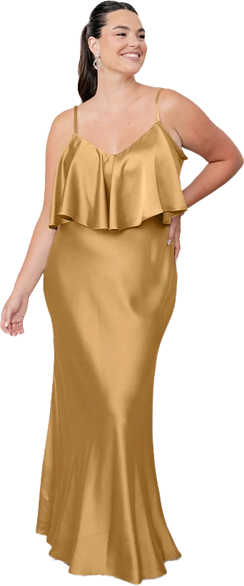 Riley Convertible Satin Dress | Made To Order - Image 26
