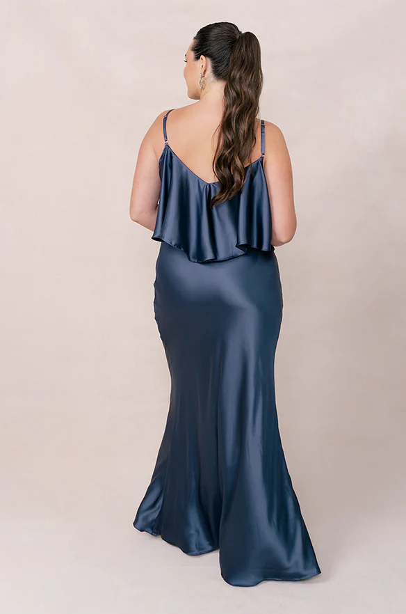 Riley Convertible Satin Dress | Made To Order - Image 3