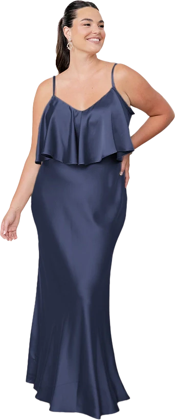 Riley Convertible Satin Dress | Made To Order - Image 30