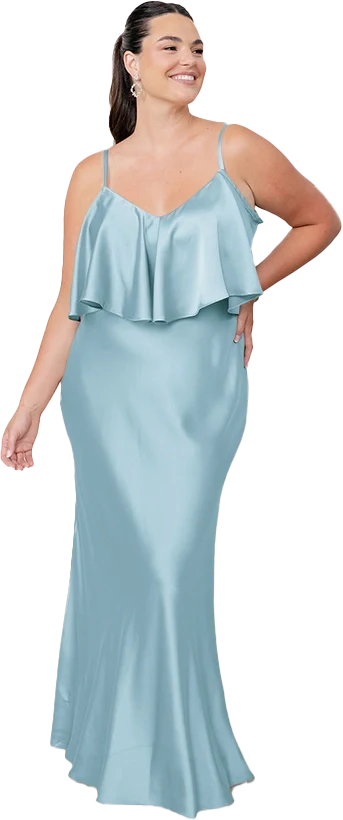 Riley Convertible Satin Dress | Made To Order - Image 31