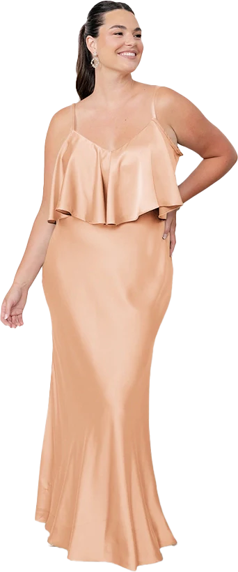 Riley Convertible Satin Dress | Made To Order - Image 39