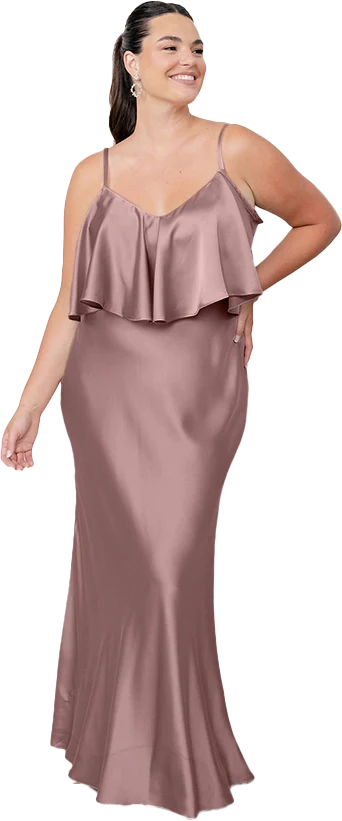 Riley Convertible Satin Dress | Made To Order - Image 43