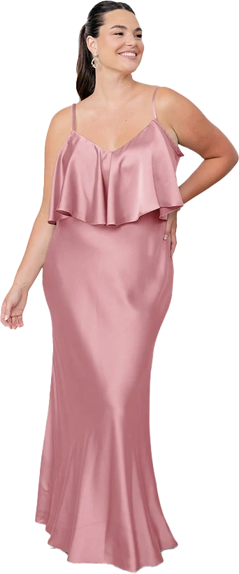 Riley Convertible Satin Dress | Made To Order - Image 45