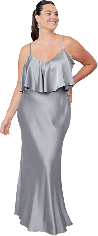 Riley Convertible Satin Dress | Made To Order - Image 49