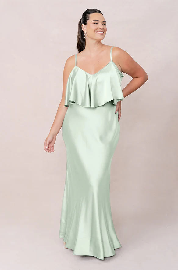 Riley Convertible Satin Dress | Made To Order - Image 5