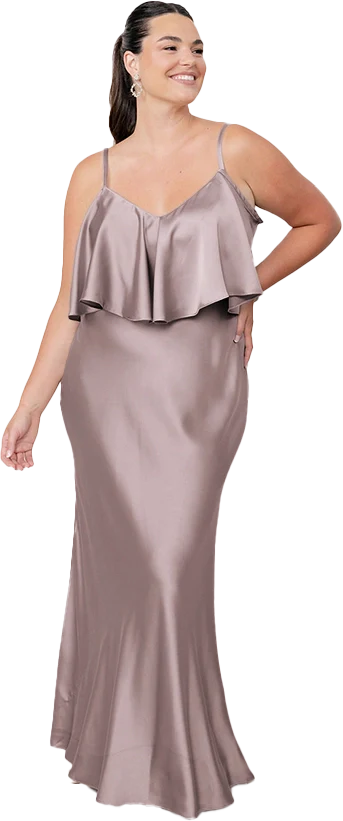 Riley Convertible Satin Dress | Made To Order - Image 53